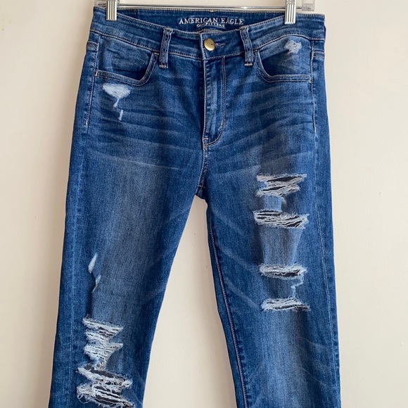 American eagle outfitters Super Stretch X Distressed Jeans - Picture 2 of 7